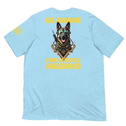 "Fur Missile Inbound" - Military Collection - Unisex T-Shirt