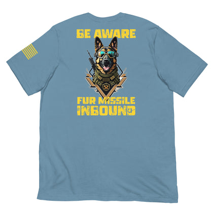 "Fur Missile Inbound" - Military Collection - Unisex T-Shirt